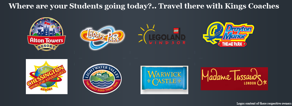 Theme Parks Coach Hire